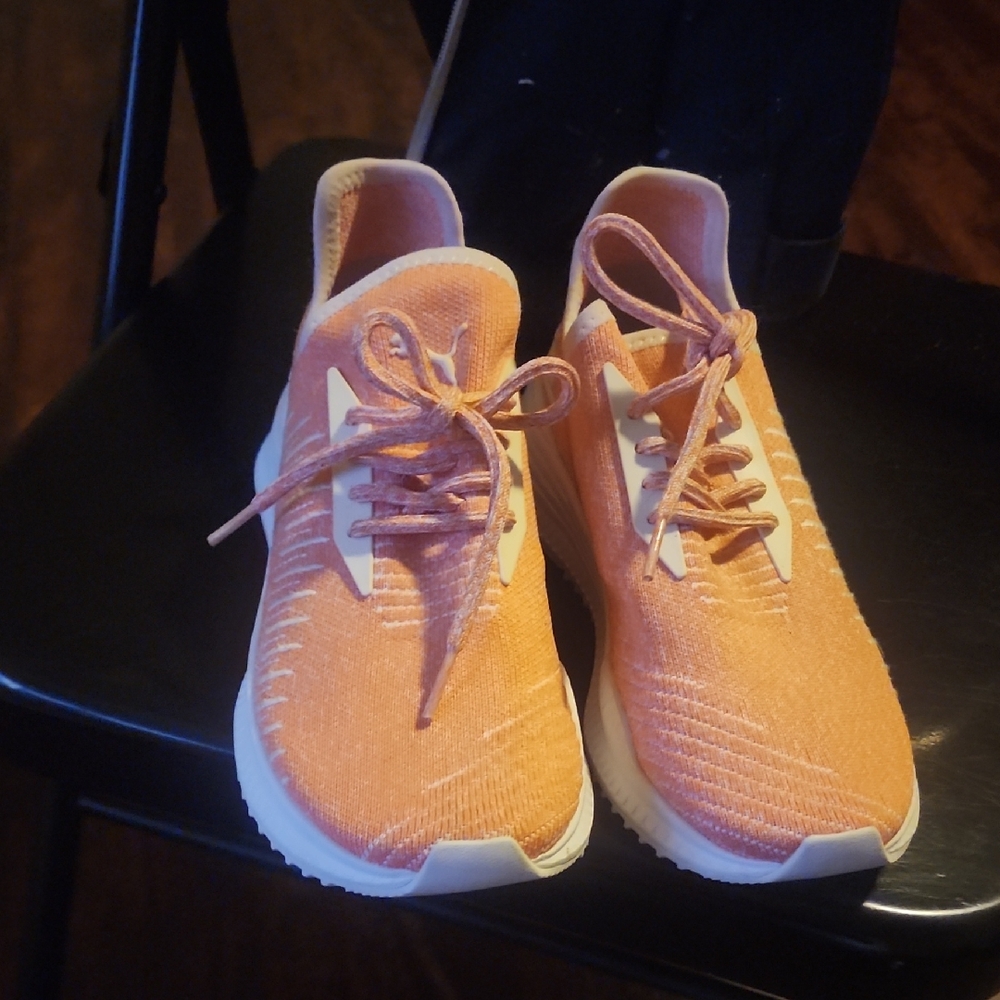 Puma Orange Athletic Shoes